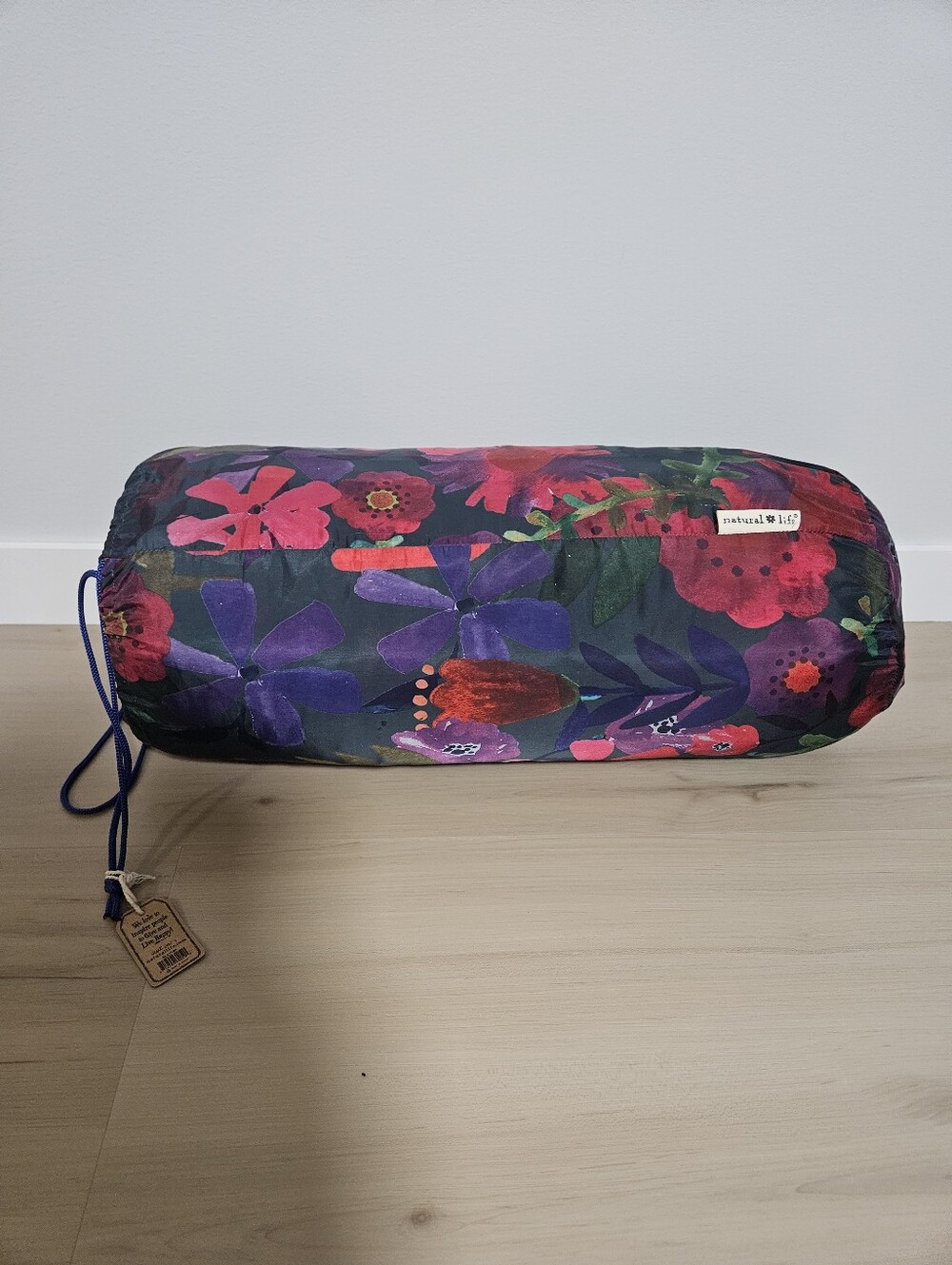 Natural Life Camp Picnic Packable Reversible Blanket Floral 52"X75"